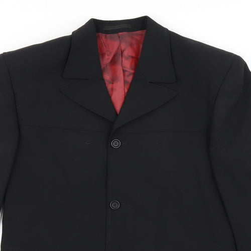 Preworn Mens Black   Jacket Blazer Size 36