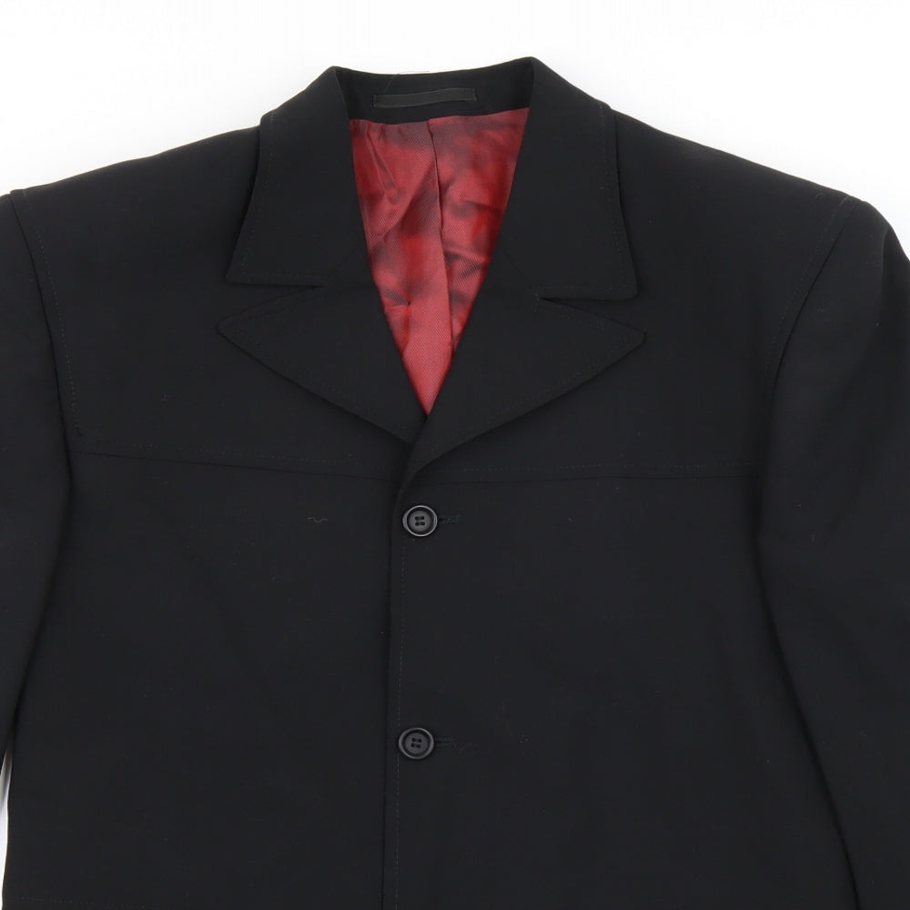 Preworn Mens Black   Jacket Blazer Size 36