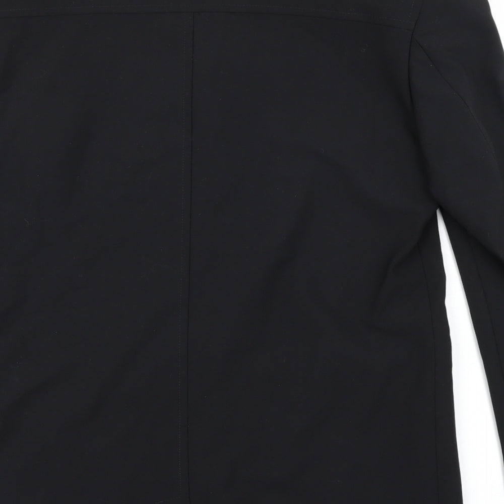 Preworn Mens Black   Jacket Blazer Size 36