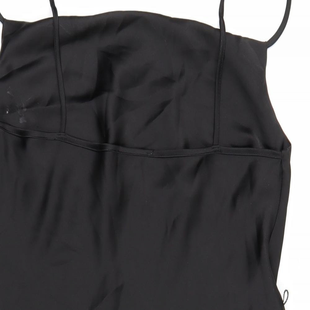Primark Womens Black   Slip Dress  Size 14