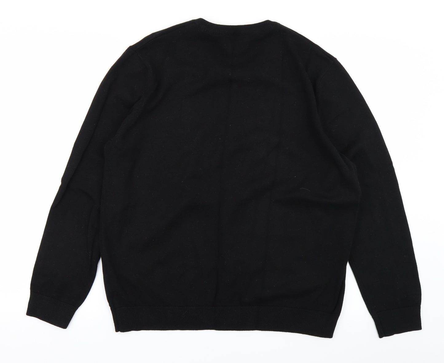 TU Mens Black   Pullover Jumper Size L
