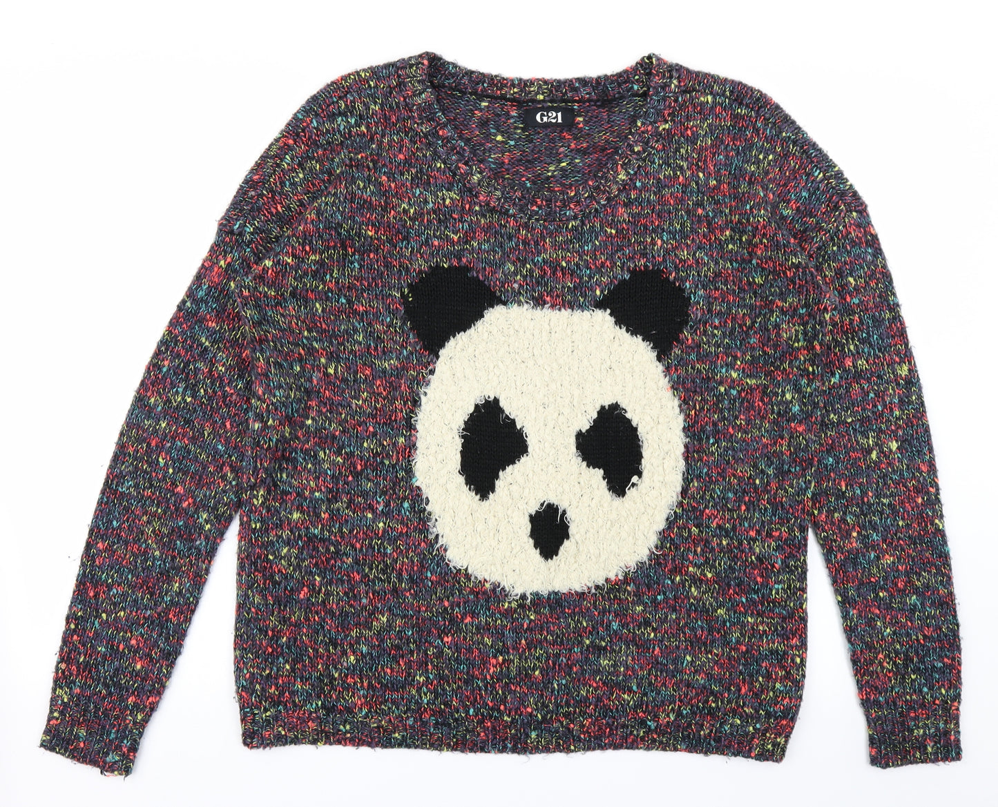 G21 Womens Blue   Pullover Jumper Size 14  - panda
