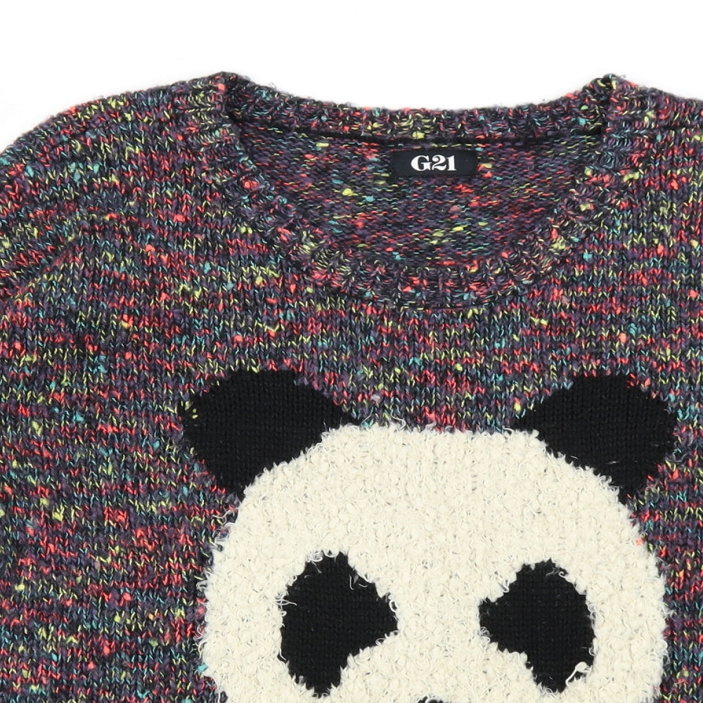 G21 Womens Blue   Pullover Jumper Size 14  - panda
