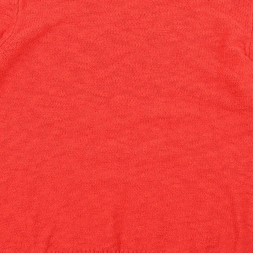 Per Una Womens Red  Knit Pullover Jumper Size 18