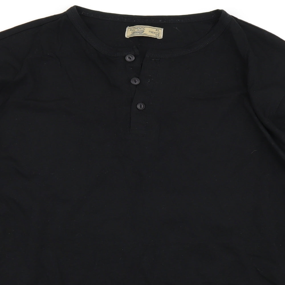 NEXT Mens Black    T-Shirt Size XL