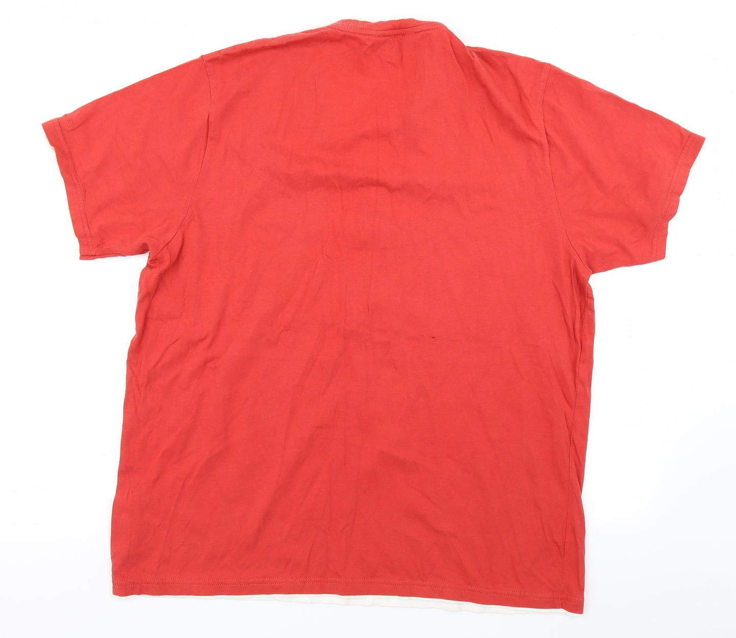 Ben Sherman Mens Red    T-Shirt Size 2XL
