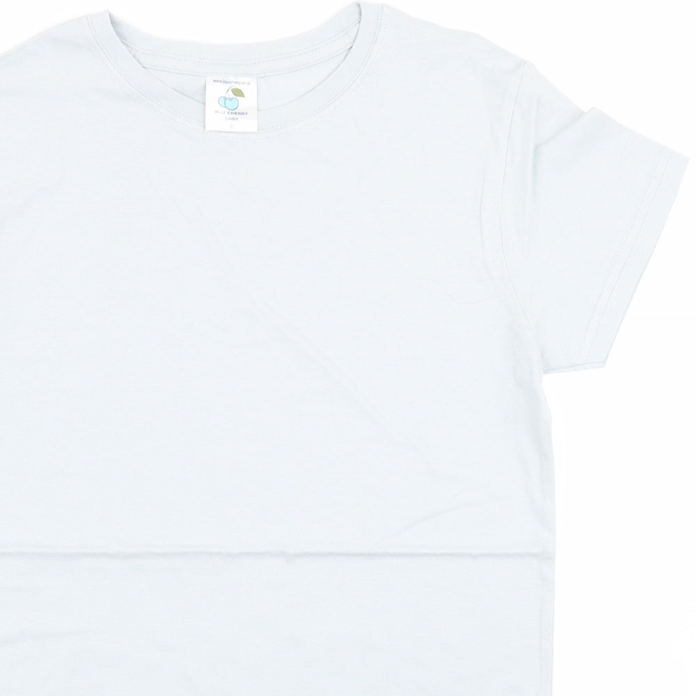 Blu Cherry Mens Blue    T-Shirt Size M