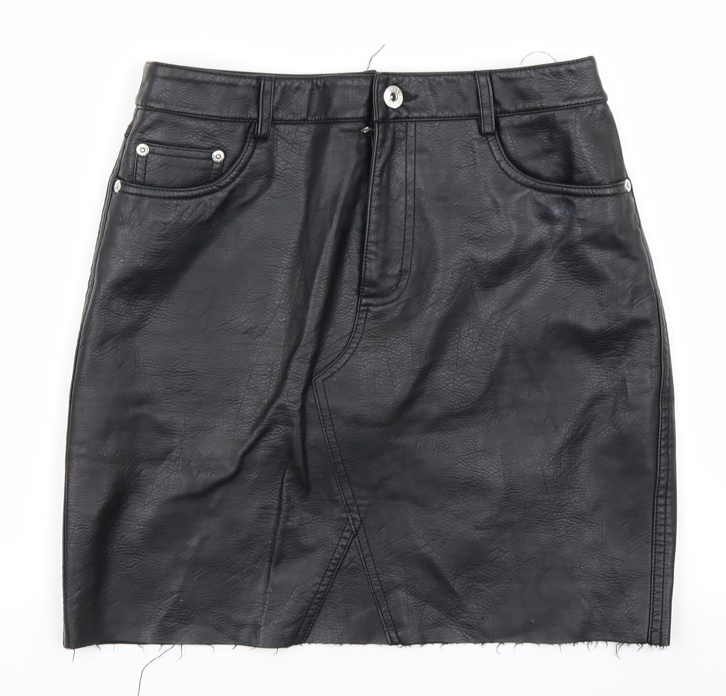 River Island Womens Black   A-Line Skirt Size 8