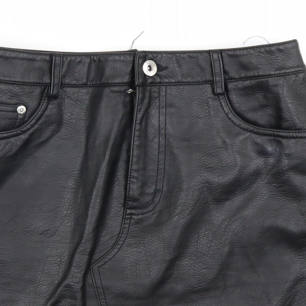 River Island Womens Black   A-Line Skirt Size 8