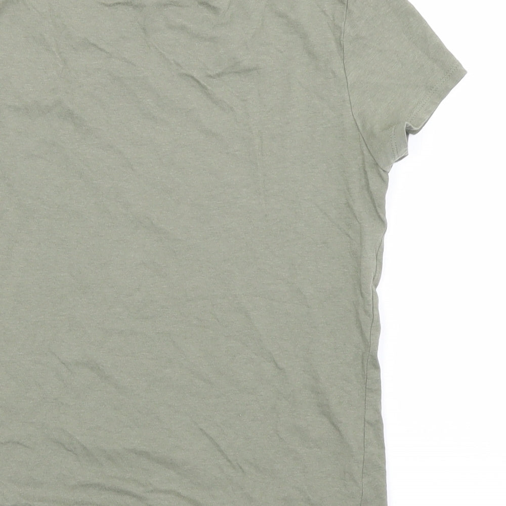 H&M Girls Green   Basic T-Shirt Size 10-11 Years