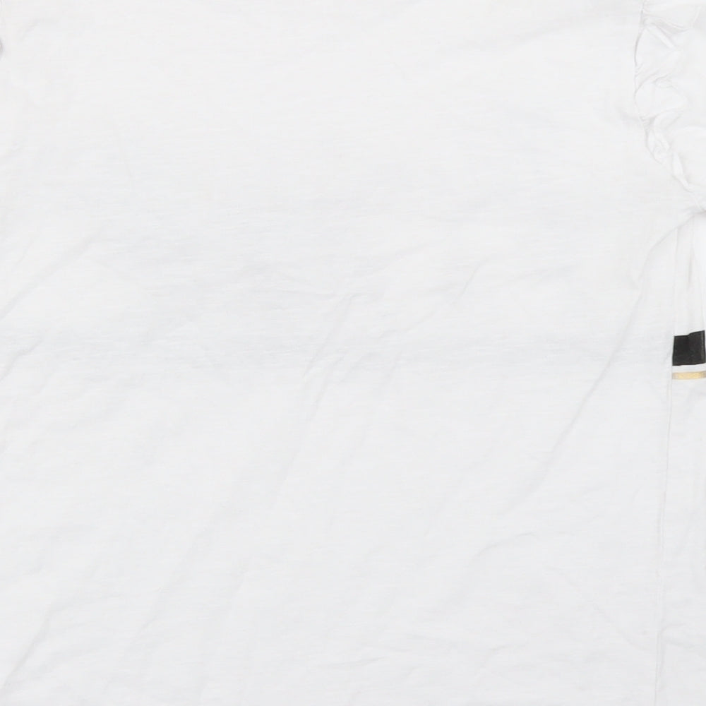 Matalan Girls White   Basic T-Shirt Size 13 Years