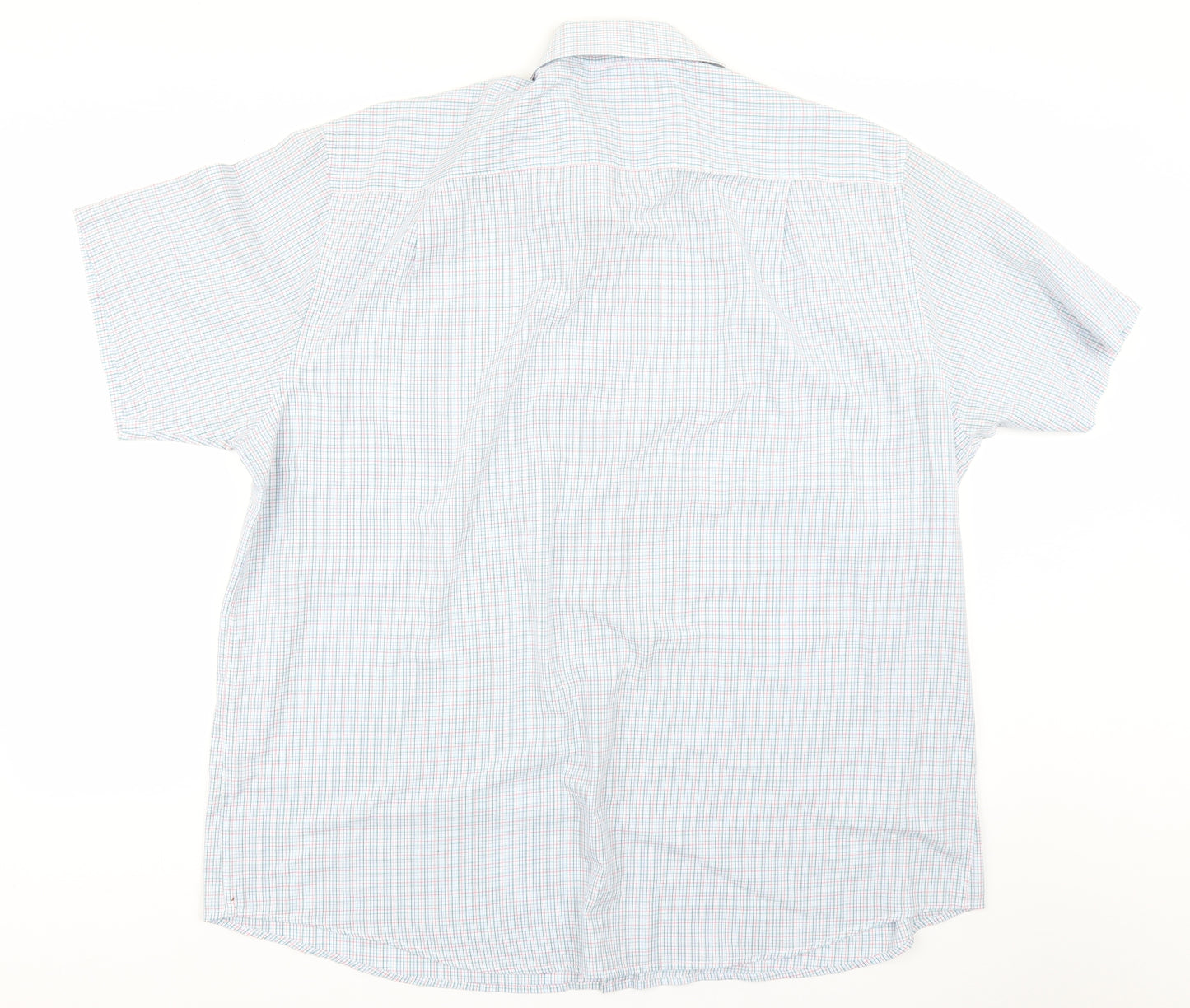 George Womens Blue Check  Basic Button-Up Size 18