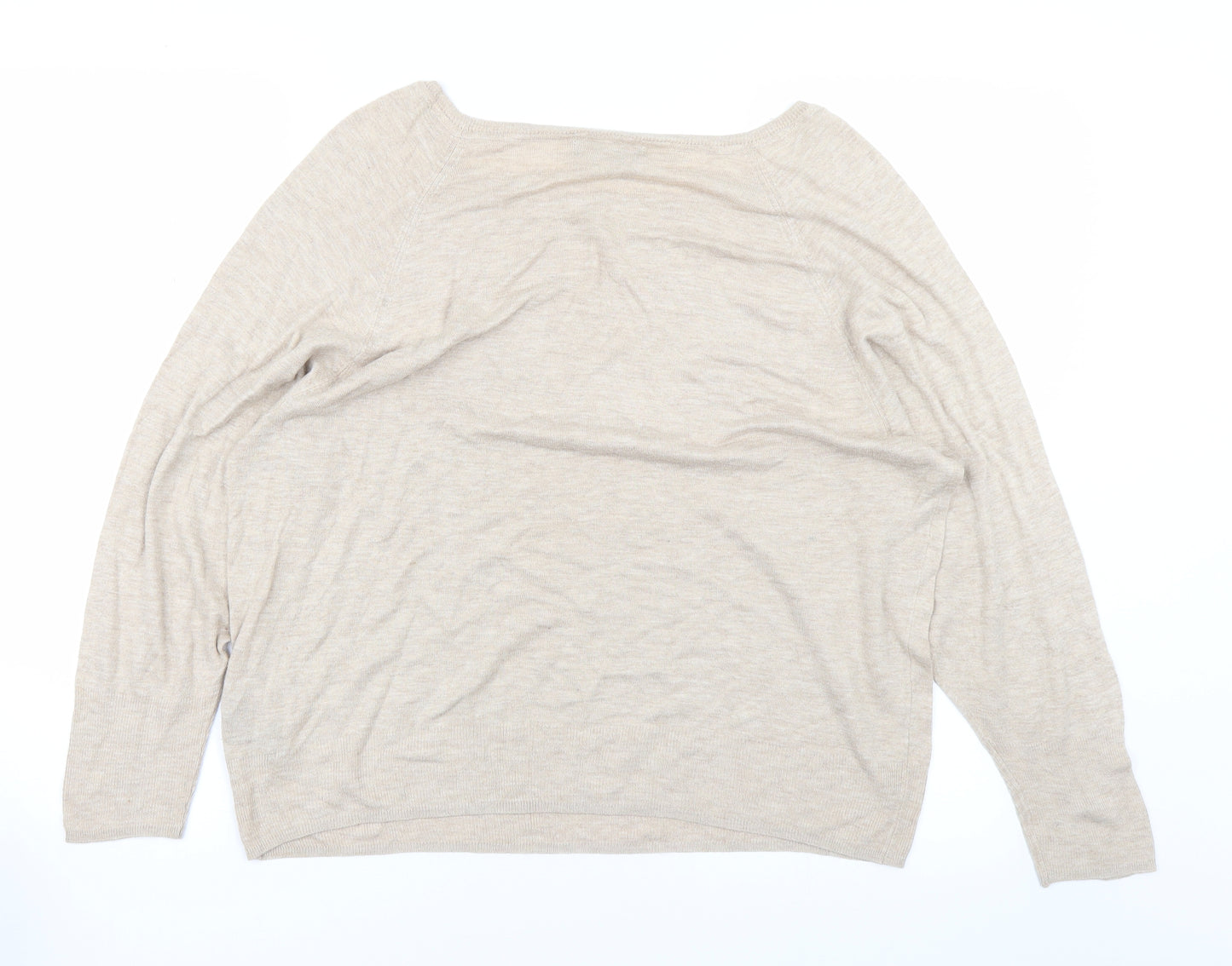 Zara Womens Brown   Pullover Jumper Size M