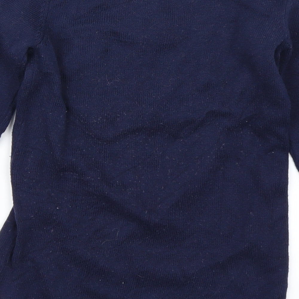 Billieblush Girls Blue  Knit Jumper Dress  Size 3 Years  - Unicorn
