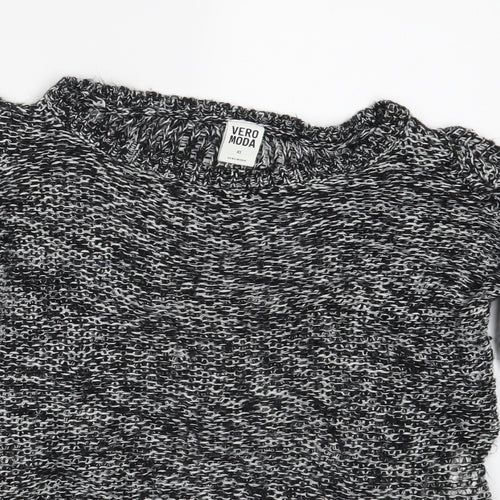 Vera Moda Womens Grey   Pullover Jumper Size XS