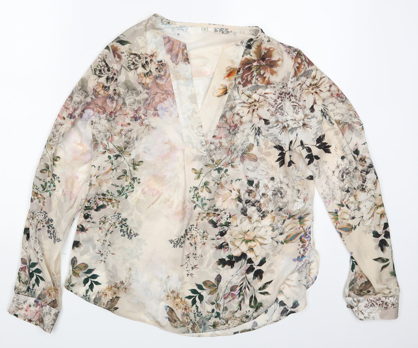 USA Womens Multicoloured Floral  Basic Blouse Size 8