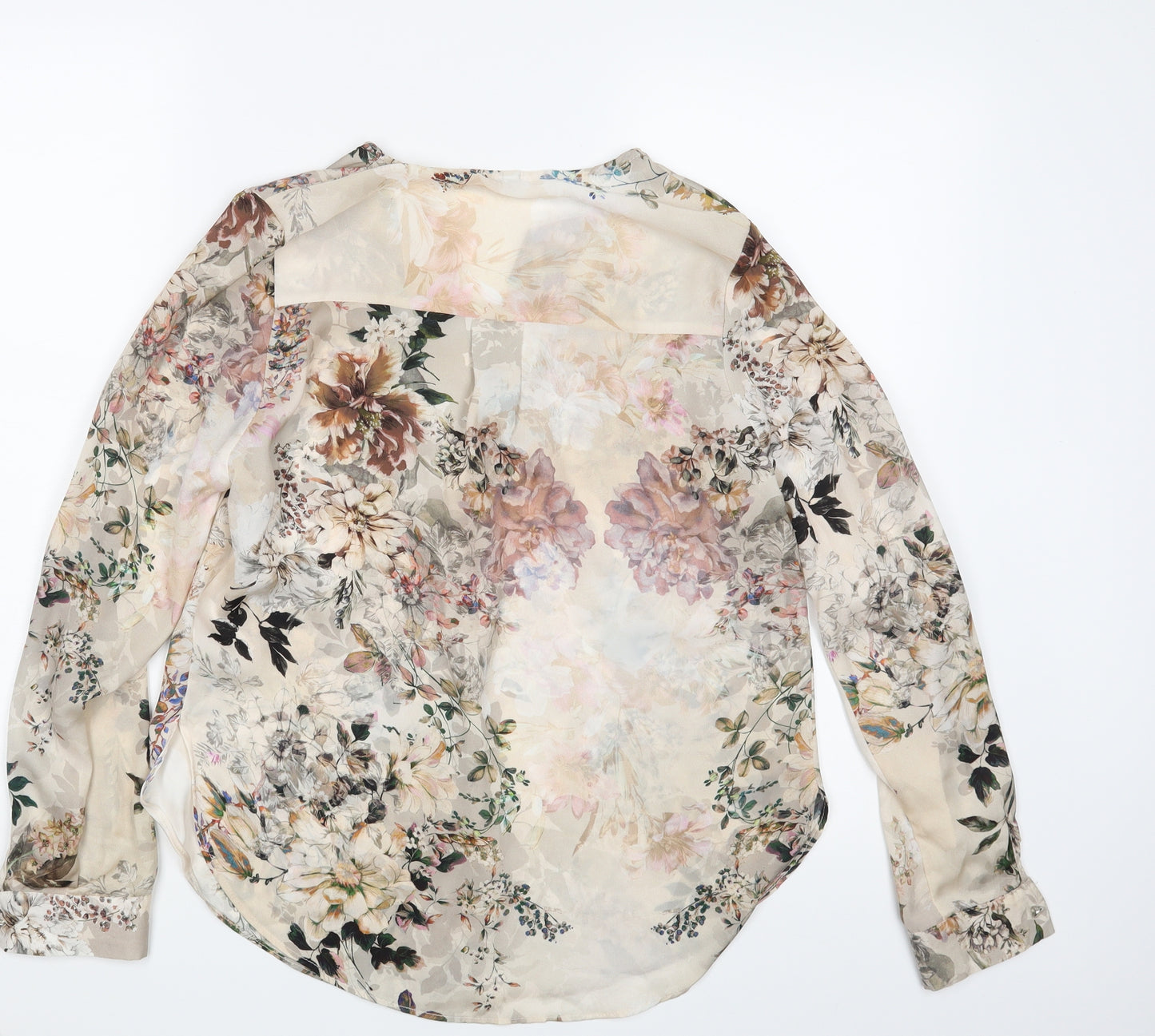 USA Womens Multicoloured Floral  Basic Blouse Size 8