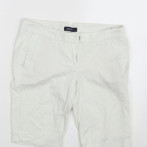 Smart Set  Womens Ivory   Chino Shorts Size 4