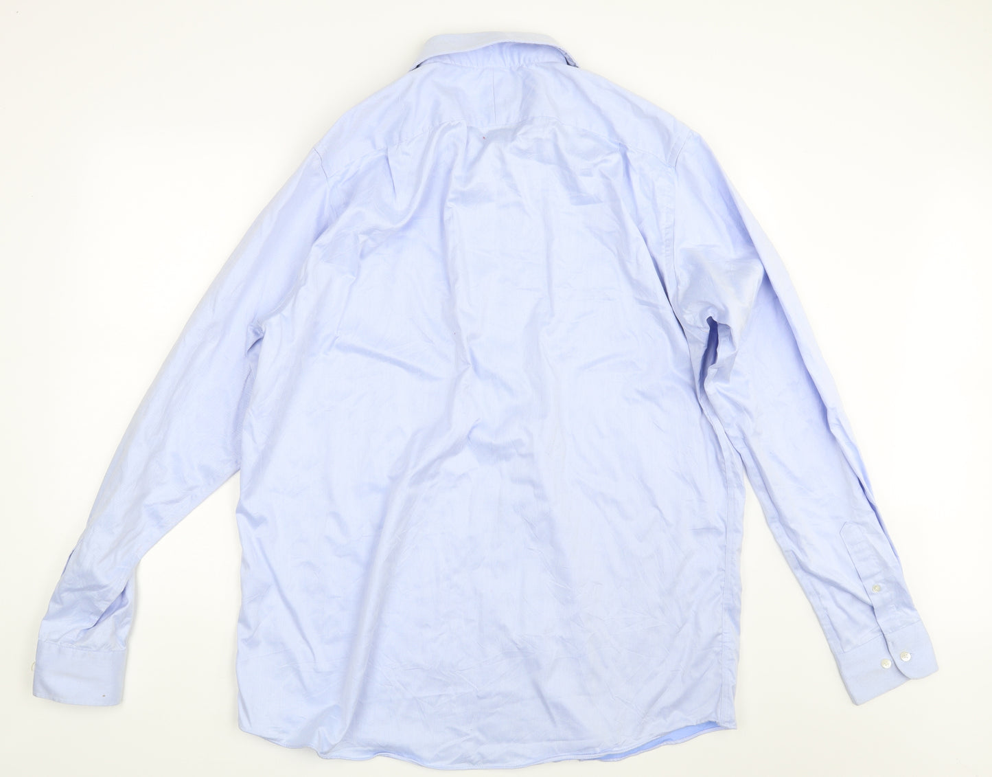 Austin Reed Mens Blue    Button-Up Size 18