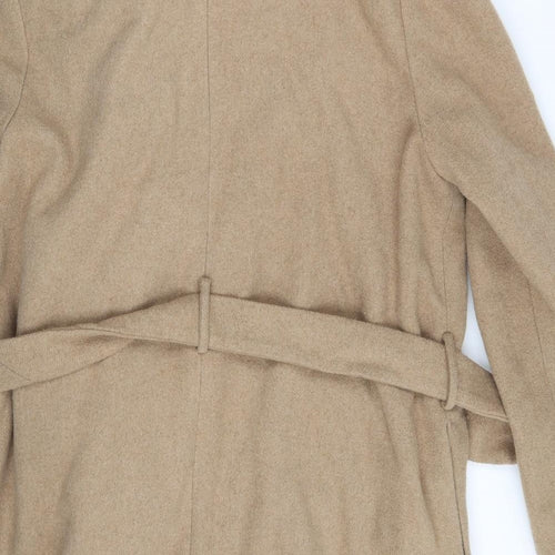TU Womens Beige   Overcoat Coat Size 20