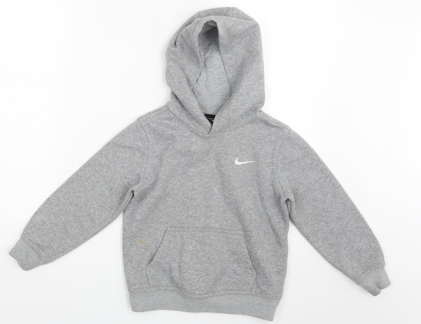 Nike Boys Grey   Pullover Hoodie Size 5-6 Years