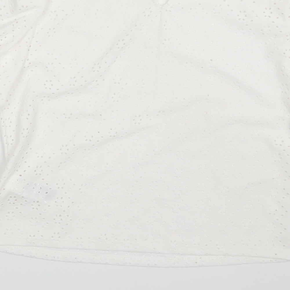 Miss Selfridge Womens White   Basic Blouse Size 10