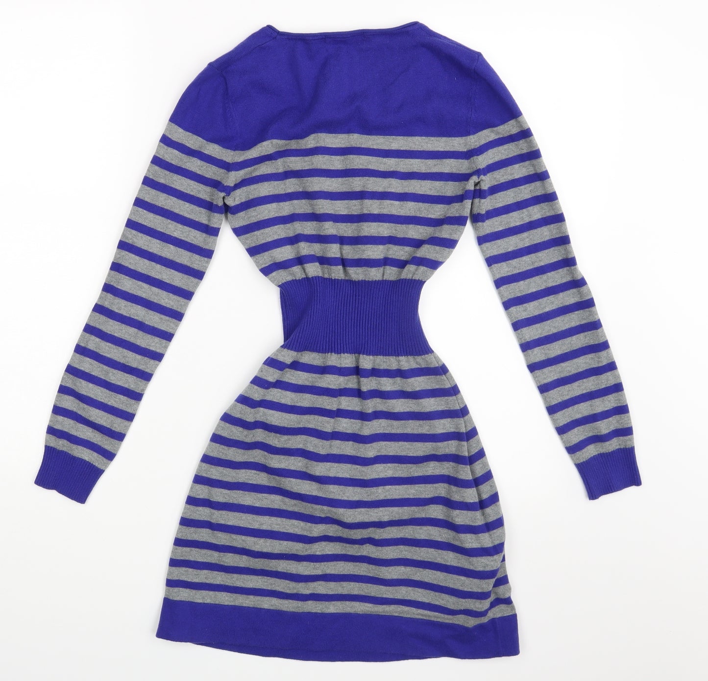 Mango Womens Multicoloured Striped  Pullover Jumper Size S