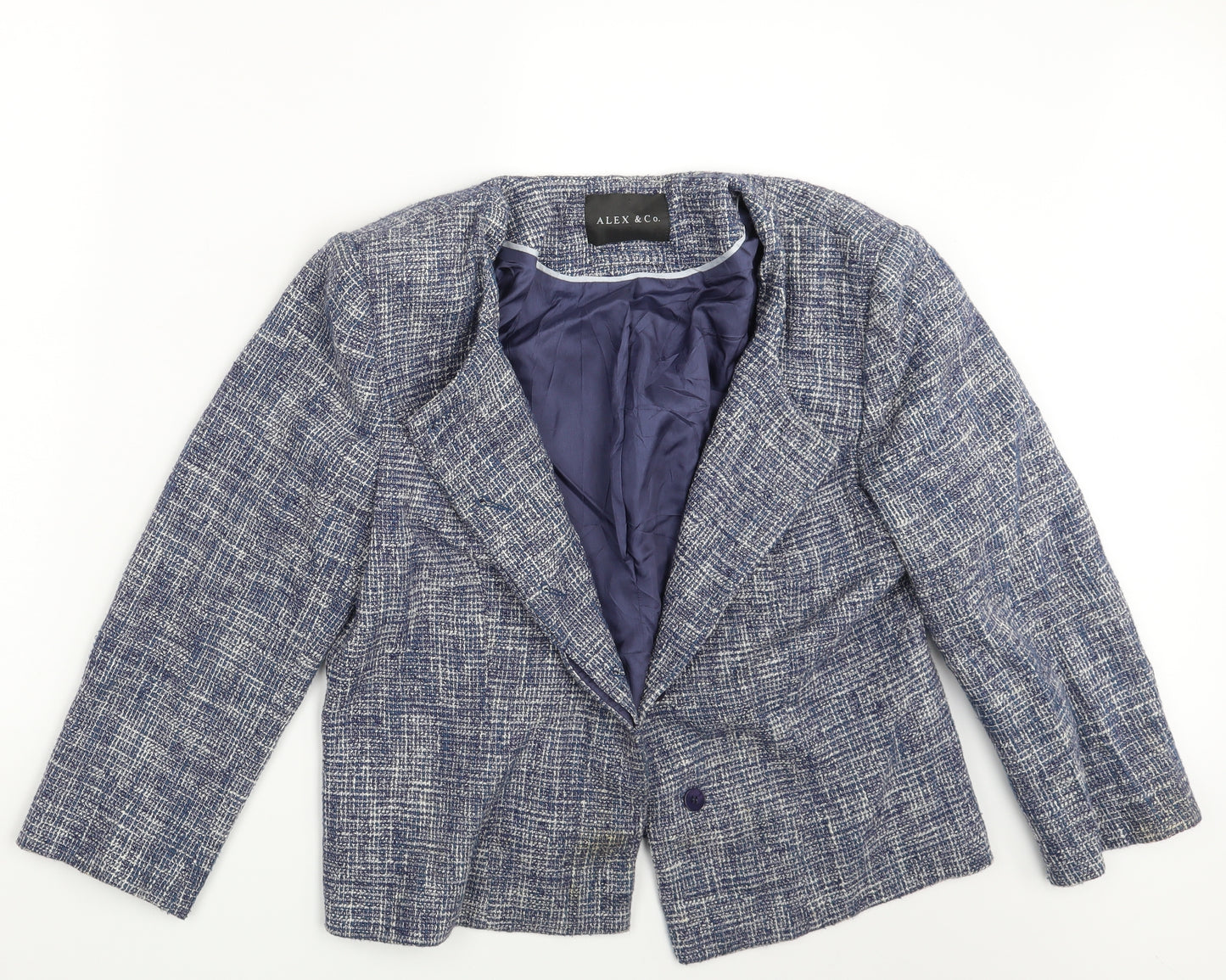 Alex & Co. Womens Blue   Jacket Blazer Size 18