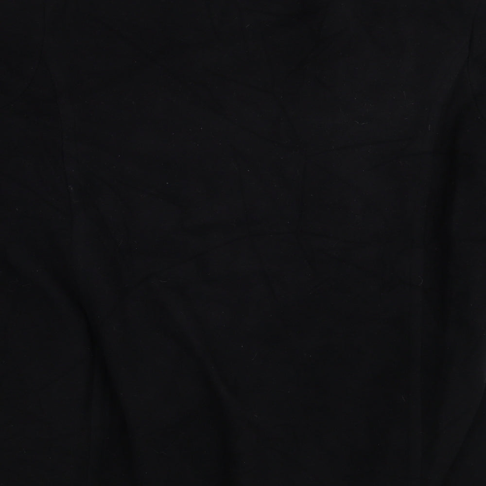 Klass Womens Black   Overcoat Coat Size 16