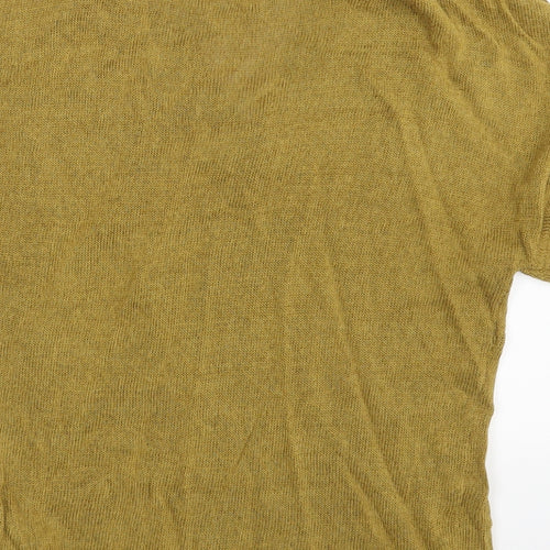 Klass Womens Yellow   Basic T-Shirt Size L