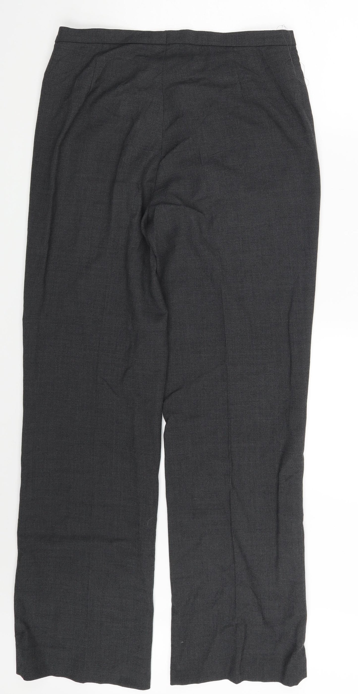 Michelle Womens Grey   Trousers  Size 12 L31 in