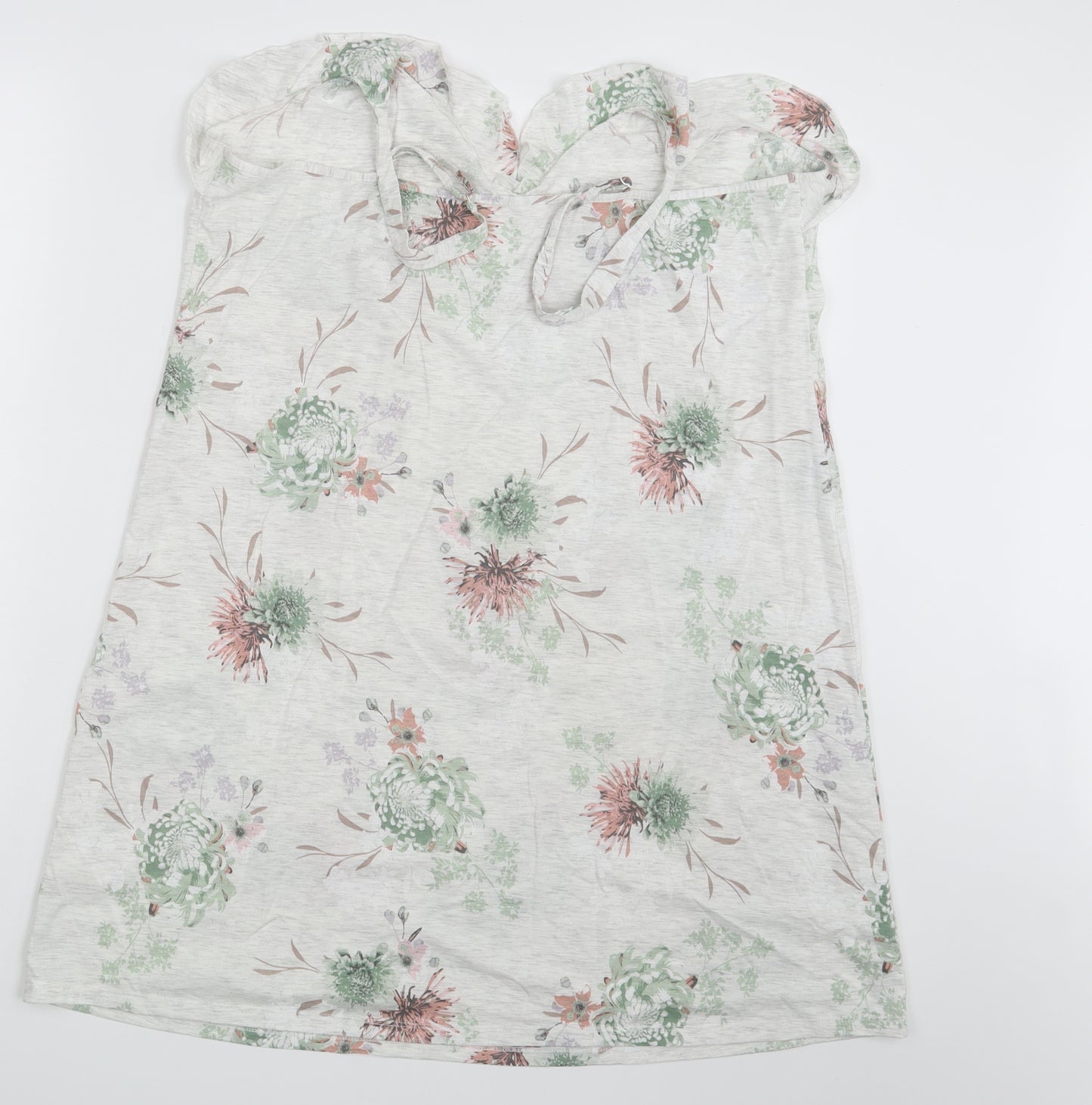 George Womens White Floral  Basic Blouse Size 16