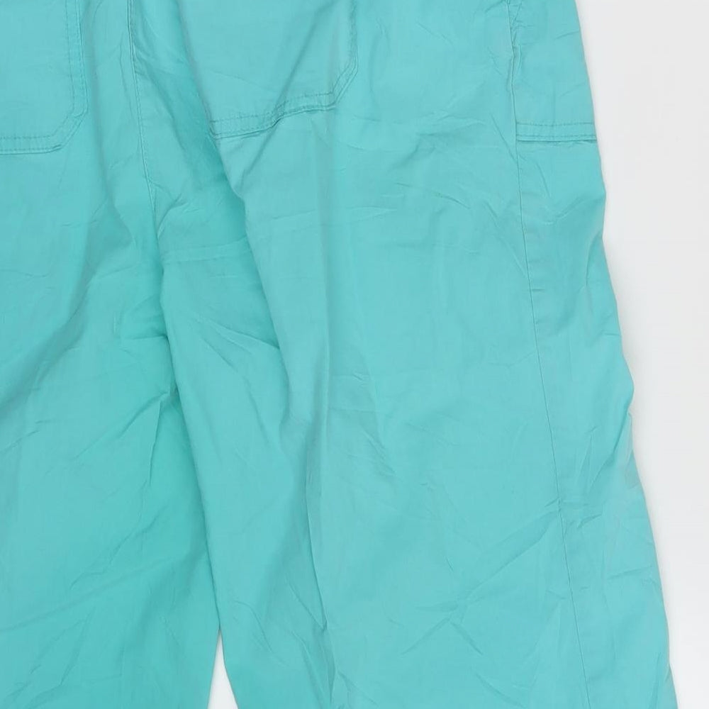 M&S Womens Green   Sweat Shorts Size 14