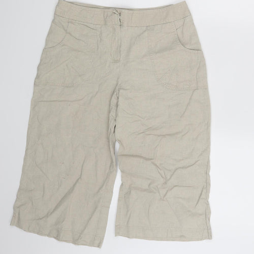 Preworn Womens Beige   Sweat Shorts One Size