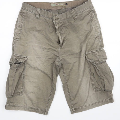Debenhams Mens Beige   Cargo Shorts Size 36
