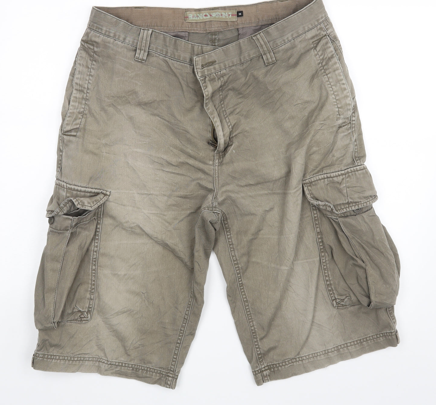 Debenhams Mens Beige   Cargo Shorts Size 36