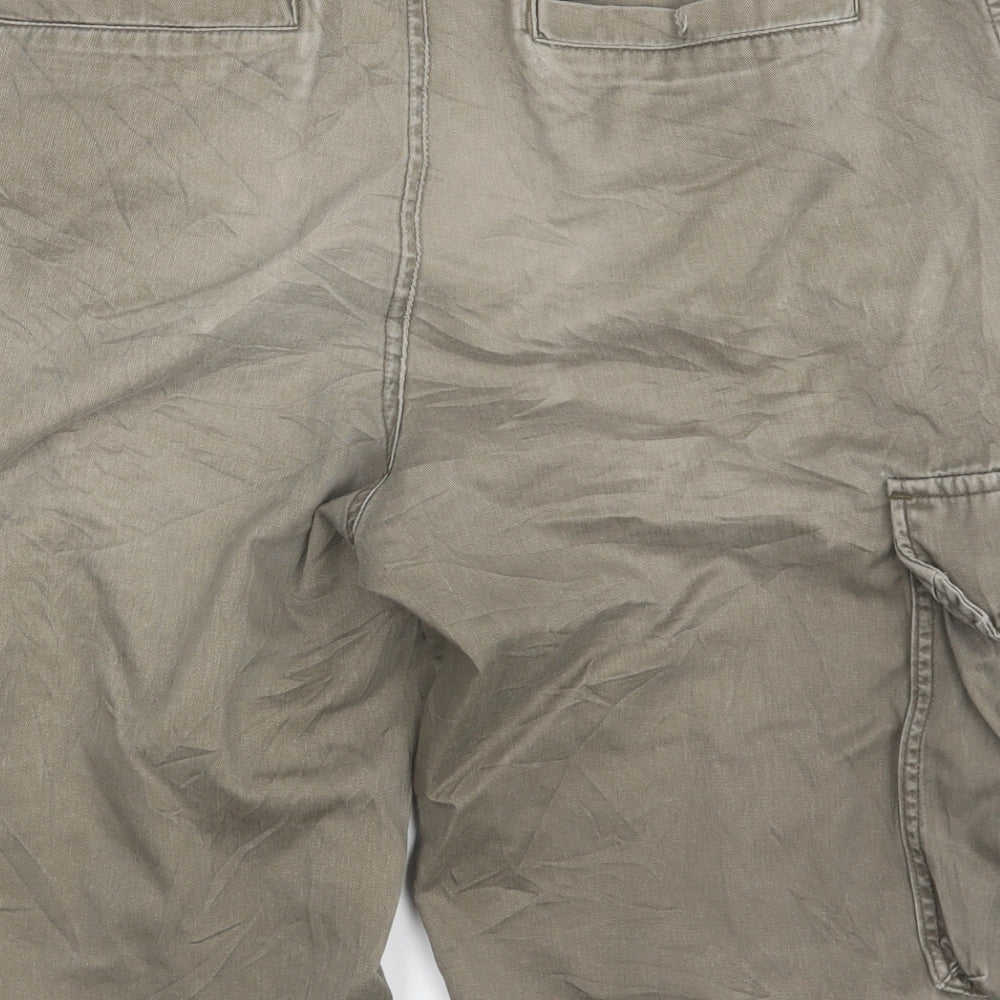 Debenhams Mens Beige   Cargo Shorts Size 36