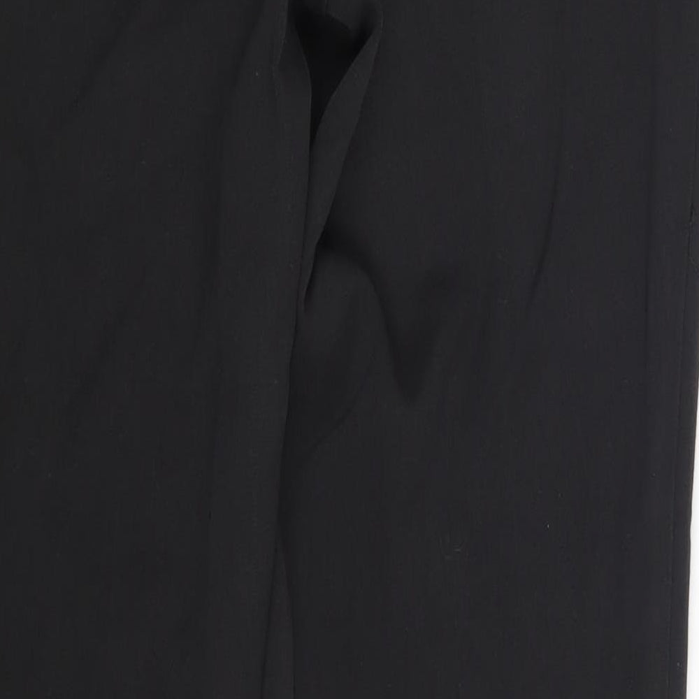 M&S Womens Black   Trousers  Size 10 L27.5 in