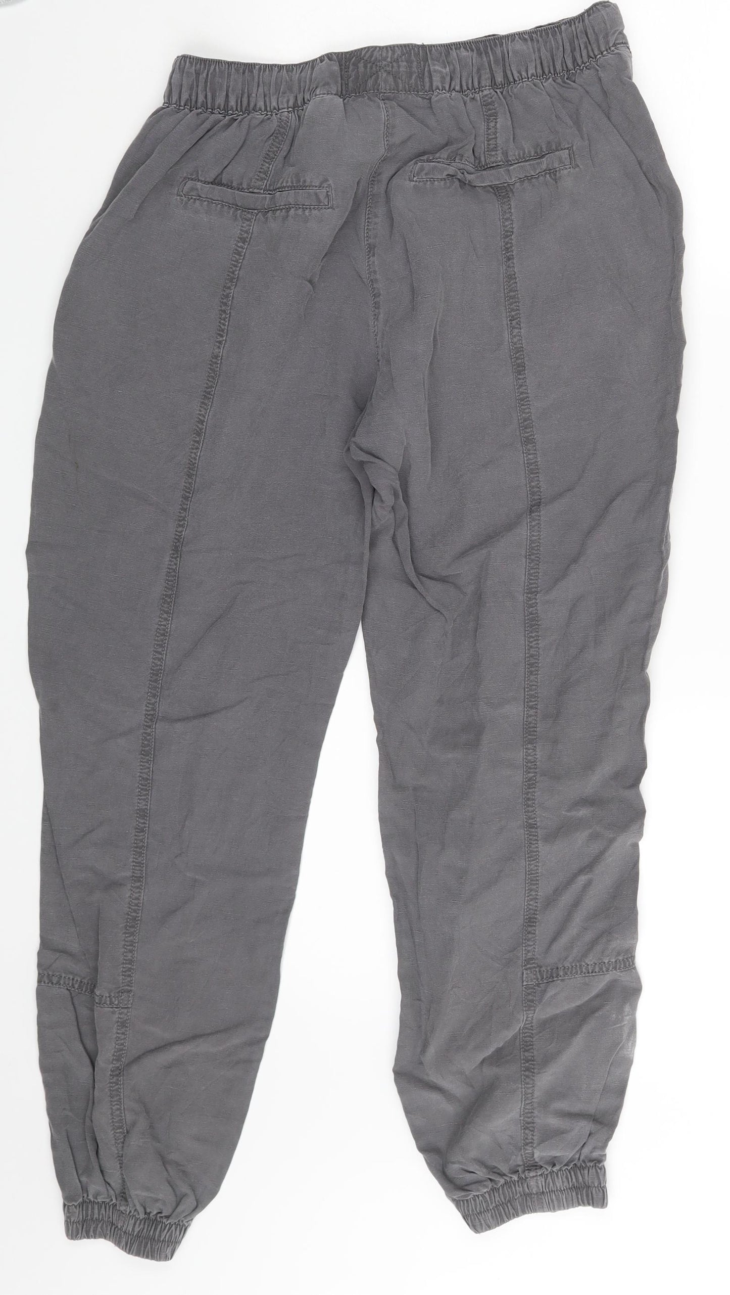 NEXT Womens Grey   Jogger Trousers Size 12 L26 in