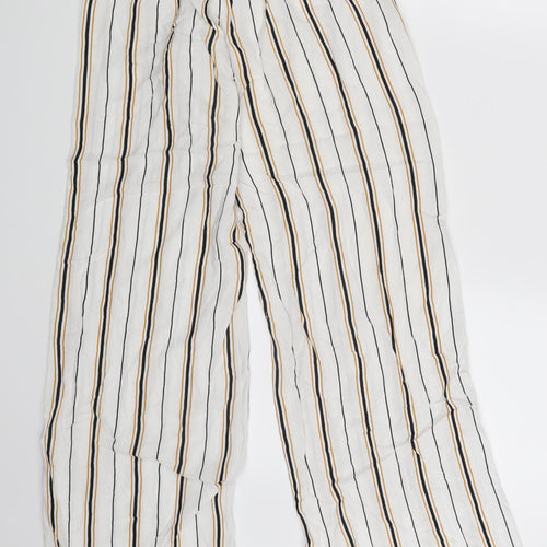 Primark Womens Multicoloured Striped  Sweatpants Trousers Size 4 L26 in