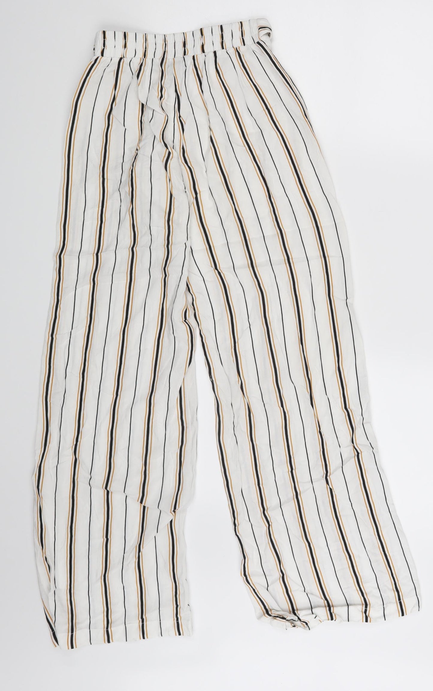 Primark Womens Multicoloured Striped  Sweatpants Trousers Size 4 L26 in