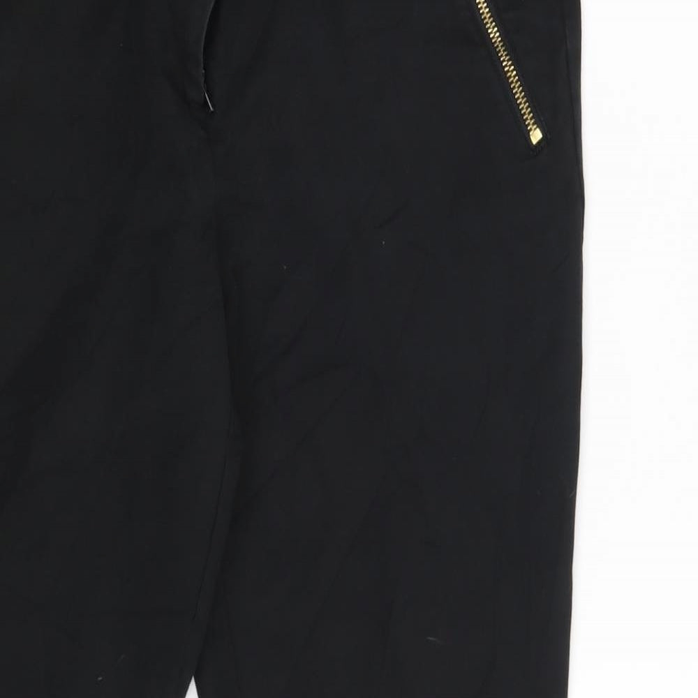 Michael Kors Womens Black   Chino Trousers Size 8 L26 in
