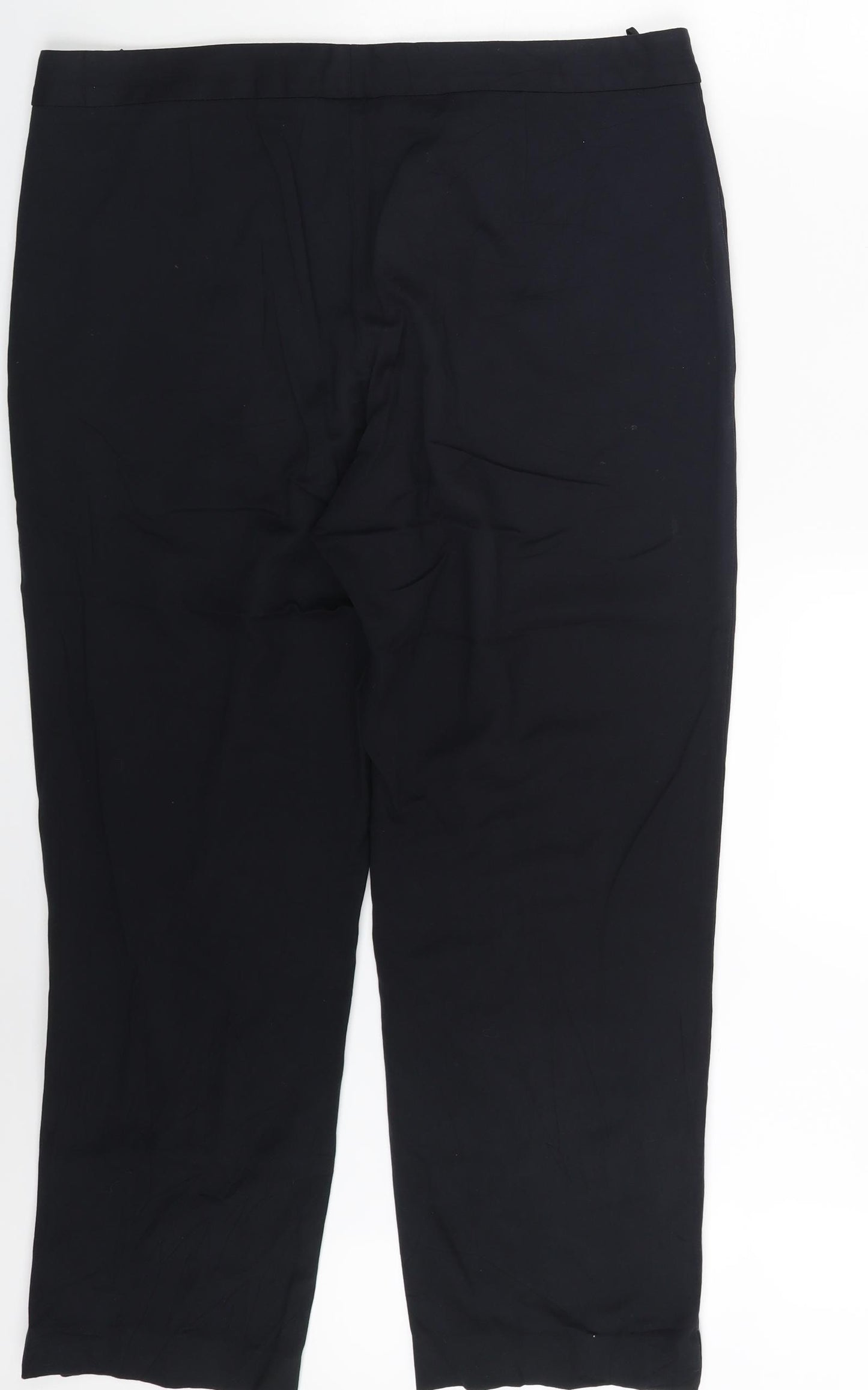M&S Womens Blue   Trousers  Size 16 L26 in