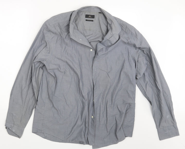 NEXT Mens Grey    Button-Up Size L
