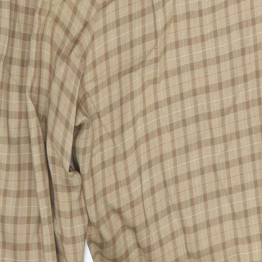 Country Rose Womens Brown Check  Trousers  Size 16 L29 in