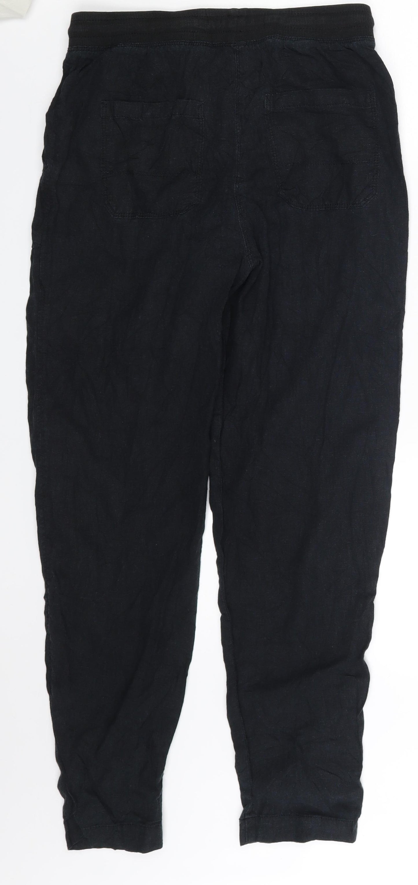 M&S Womens Grey   Trousers  Size 8 L26 in