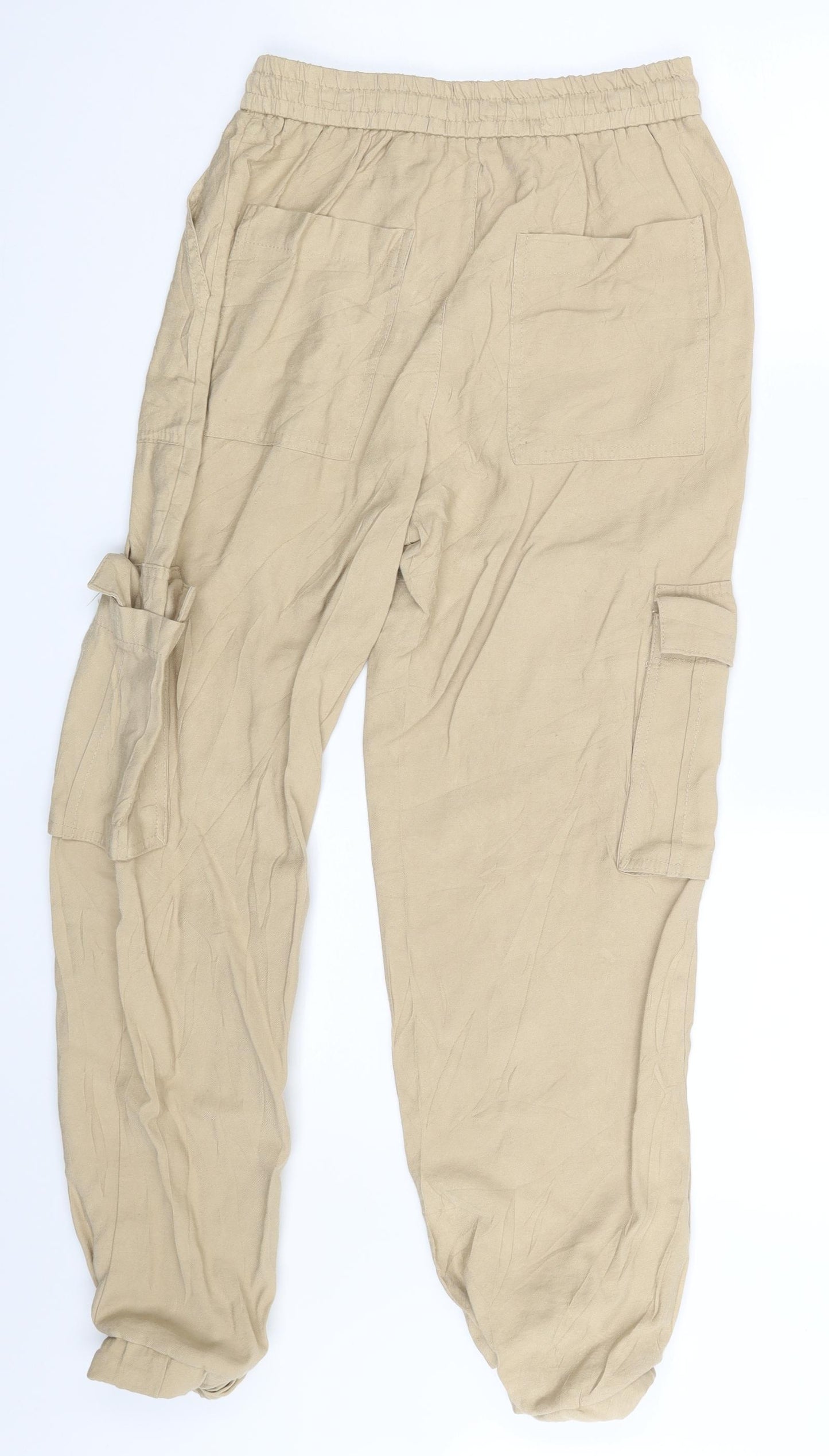 Preworn Womens Brown   Carrot Trousers One Size L25 in