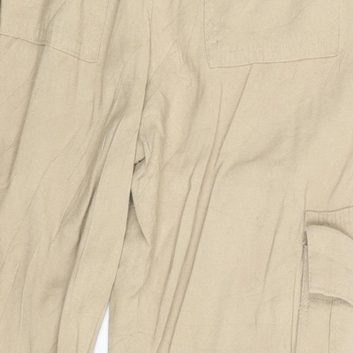 Preworn Womens Brown   Carrot Trousers One Size L25 in