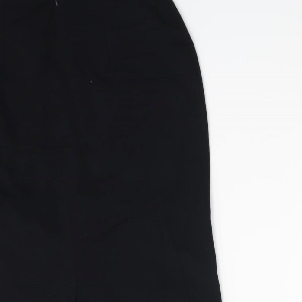 Katy Baker Womens Black   A-Line Skirt Size 16