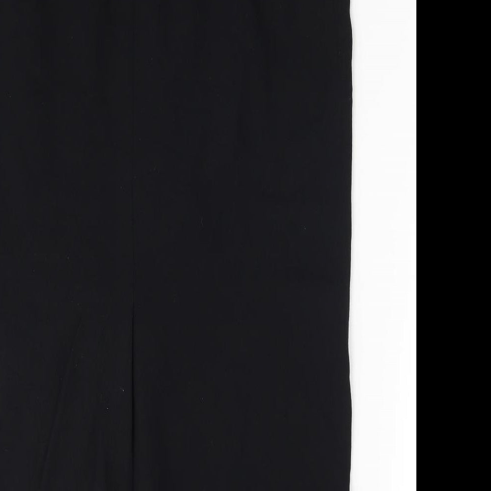 Katy Baker Womens Black   A-Line Skirt Size 16